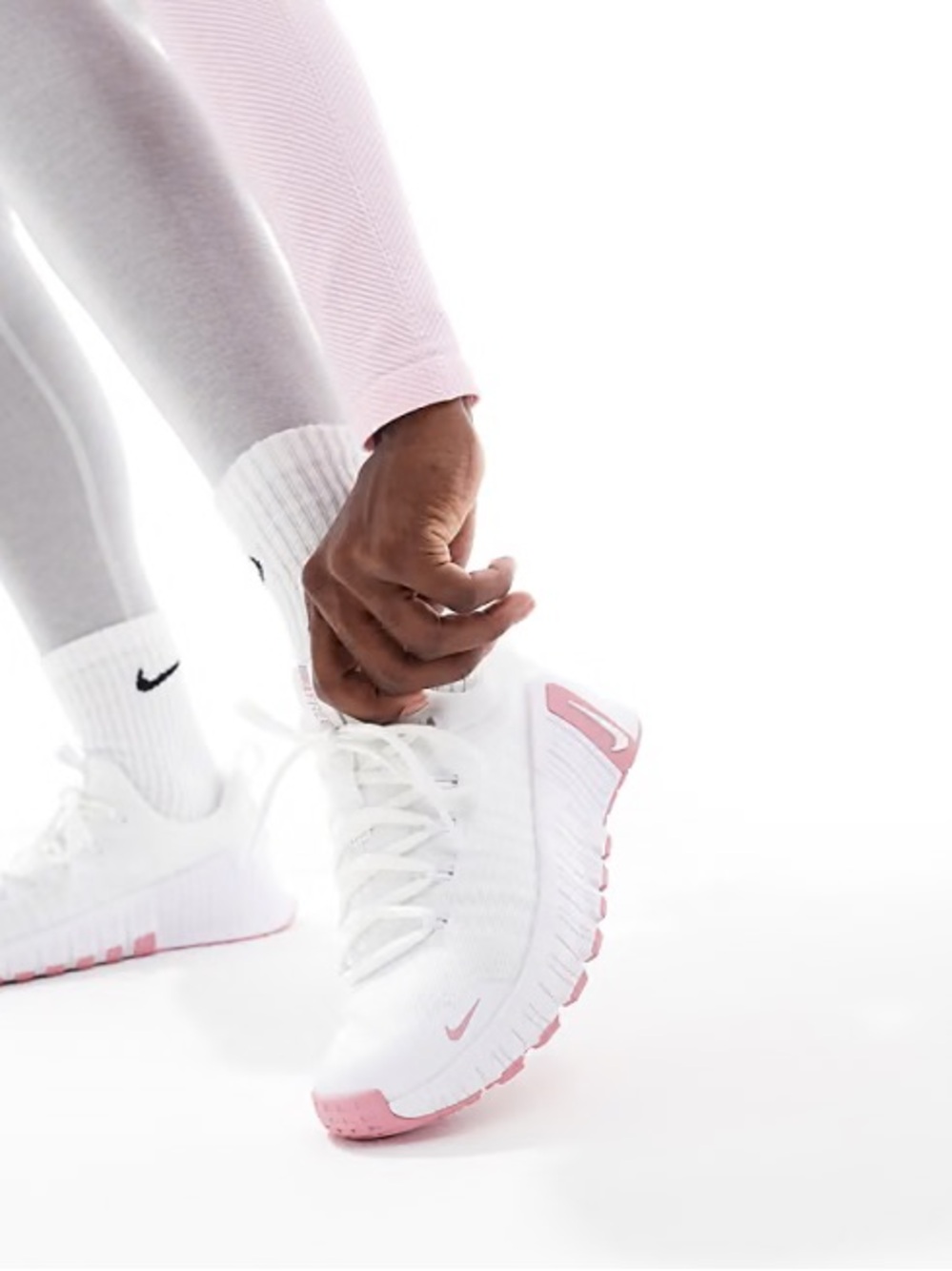 Nike Free Metcon 6 Women’s Running Shoes White Elemental Pink
